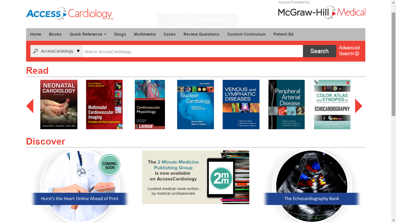 AccessCardiology: New Resource Available in the Fall Offer